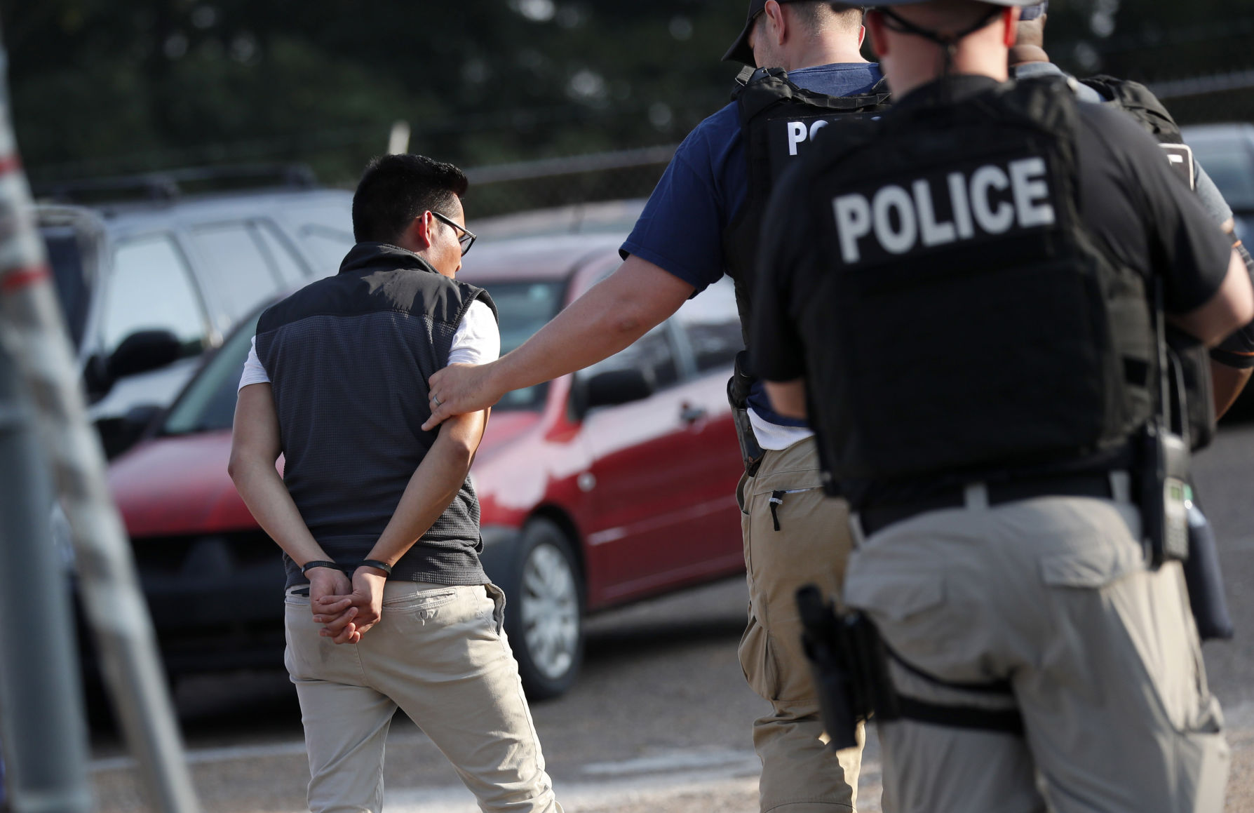 APTOPIX Immigration Food Plant Raids